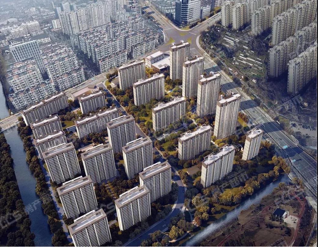 龙湖春江天玺鸟瞰效果图
