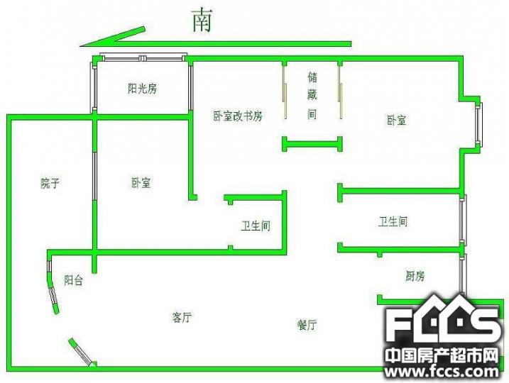 无锡房产超市网 无锡小区 无锡小区 凤宾家园(一期 户型编号 户型图