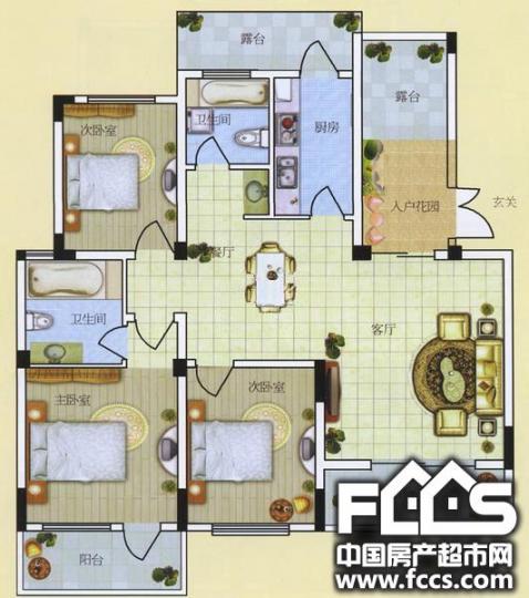 无锡房产超市网 无锡小区 惠山小区 金都花园 户型编号 户型图 楼型