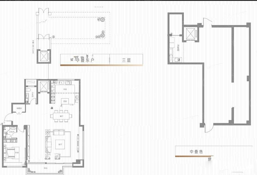 建业新筑建业新筑中叠东户b2户型-4室2厅5卫,建筑面积约247.0㎡