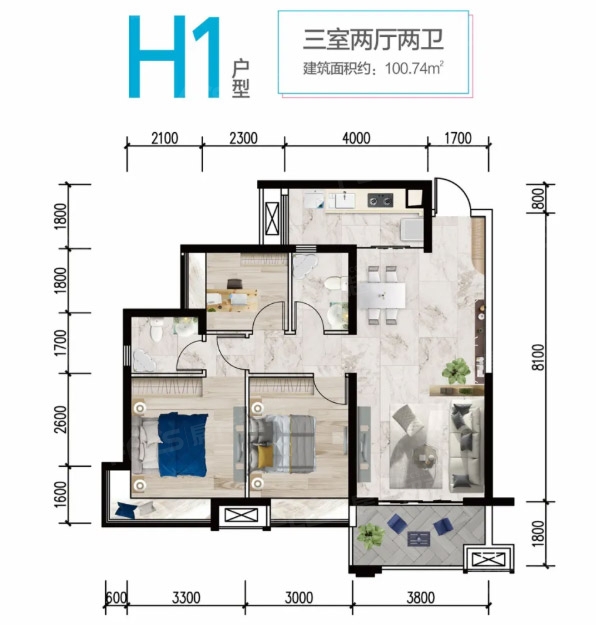 九洲跃进路16号位置在哪里九洲跃进路16号户型怎么样