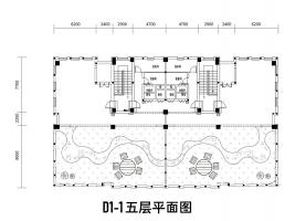 阿里云丨智汇谷产业基地D1-1 5层平面图户型图