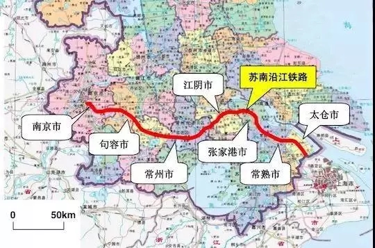 江苏南沿江高铁项目概况