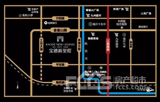 西部新城一条重要道路,宝德·新里程紧靠的另一条重要道路是金雀山路