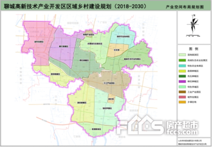 聊城高新技术产业开发区区域乡村建设规划20182030批前公告