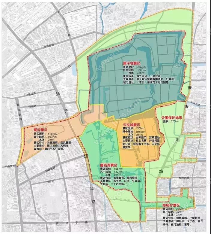 扬州重点打造科创 文旅产业链!这三大核心区域将打造成永恒城市经典!