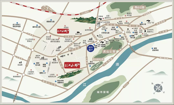 城市展厅地址:江山东岳路601号(恒泰学校旁)   志城·江山赋