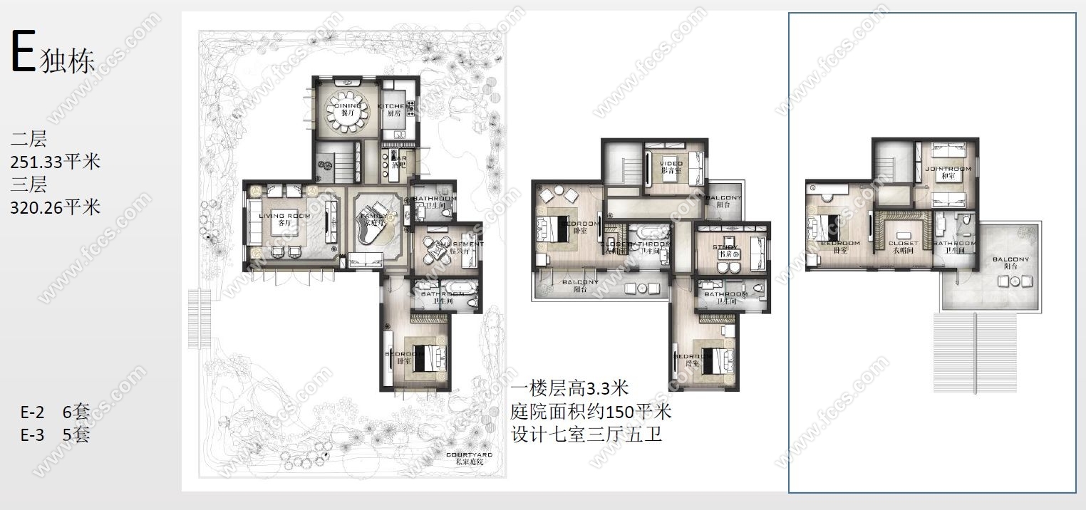 花语江南e户型