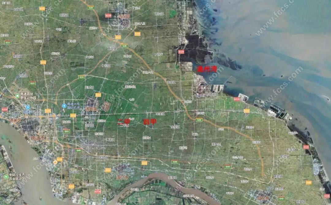 4,南通新机场(上海第三机场)直接辐射   由图可看出通州湾和二甲