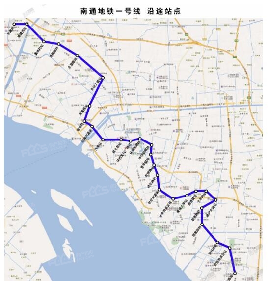 南通地铁1号线2号线最新站点南通地铁最新规划图