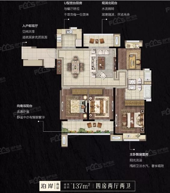 富力院士廷户型图?富力院士廷建筑面积? - 南通房产