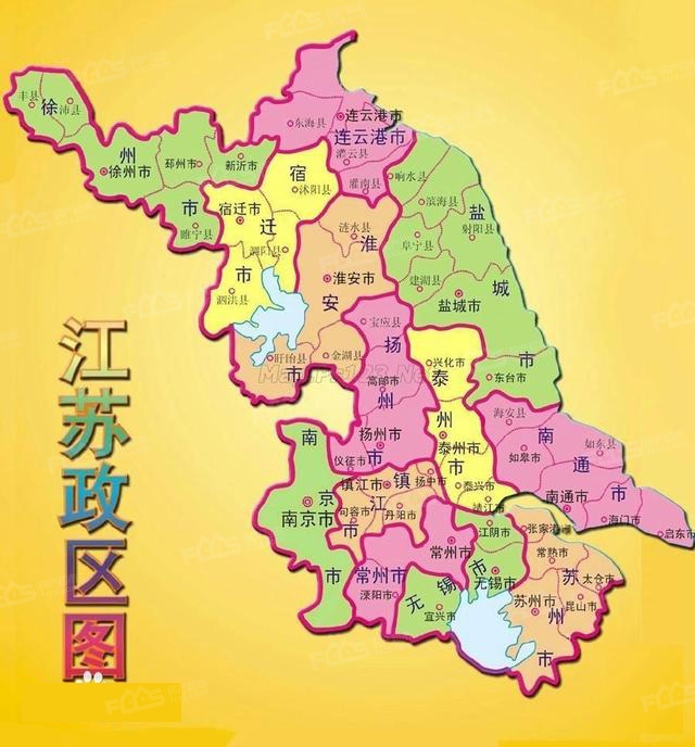 中国行政区划——江苏南通
