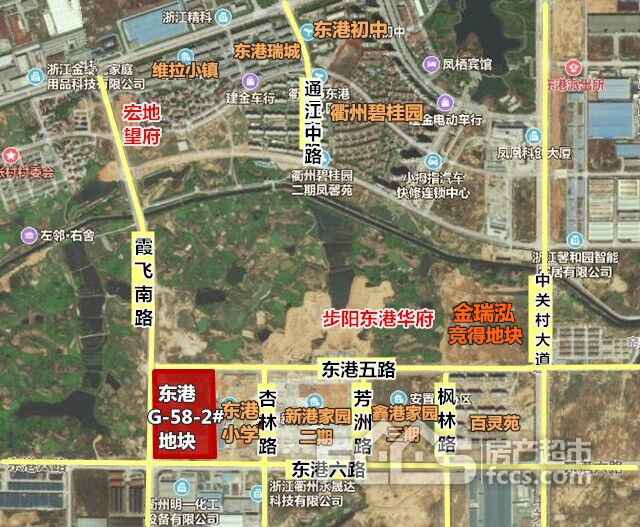 【衢州规划】东港g-58-2#地块批前公示,规划住宅和商业