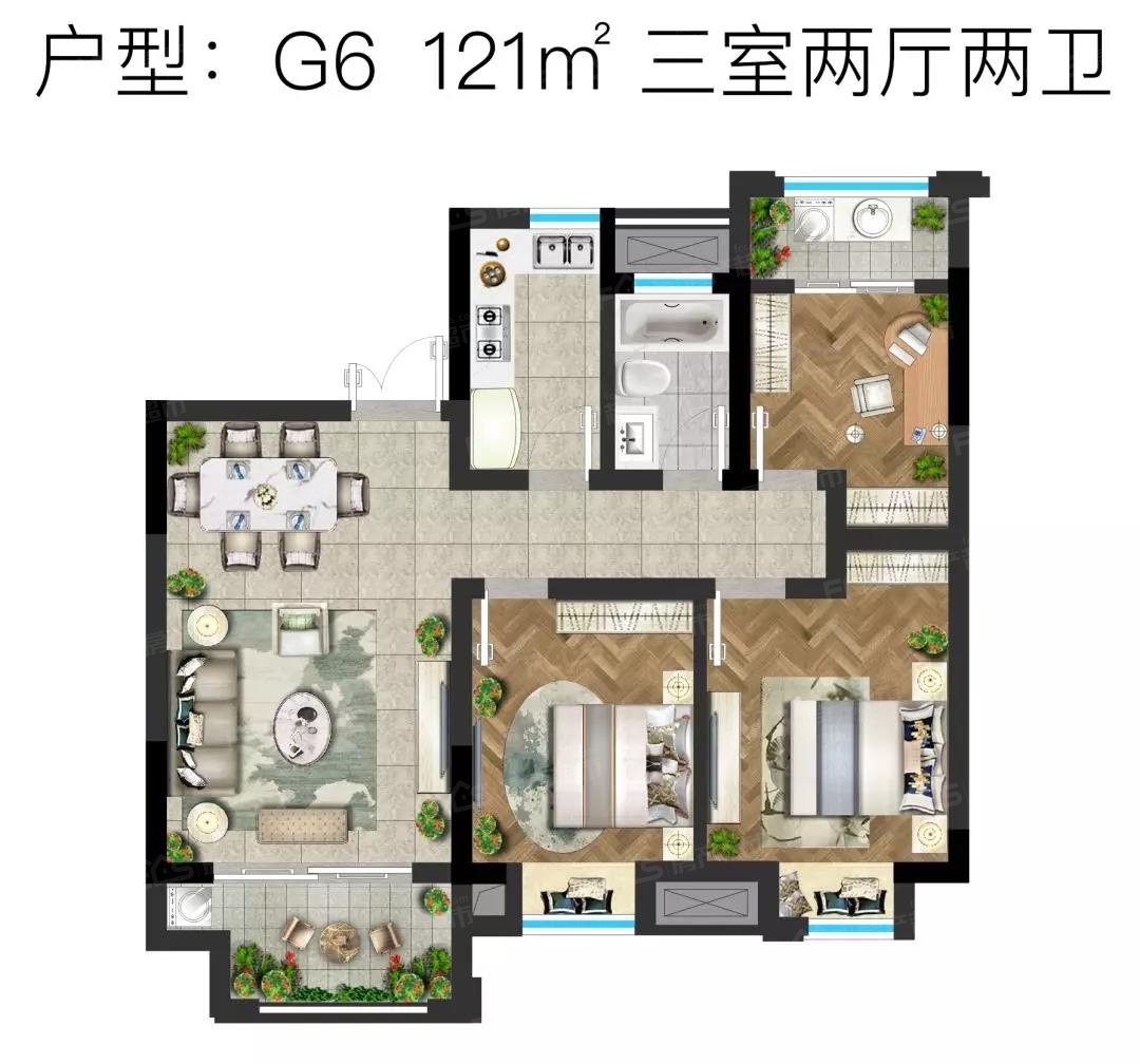 扬州龙泊湾玉园样板间是什么样?户型优点是哪些?