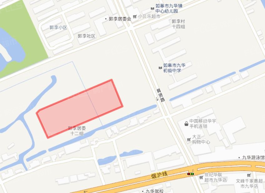 如皋土拍速递历经56轮九华镇热地成功出让楼面价1656元㎡