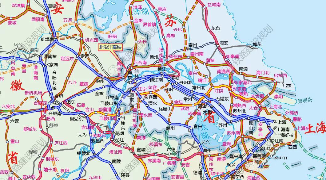 官宣这条铁路年内开工江苏人沸腾了改成北沿江高铁计划在今年9月前