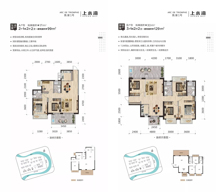 南宁凯旋1号上水湾户型图怎么样99129㎡江景新品即将登场