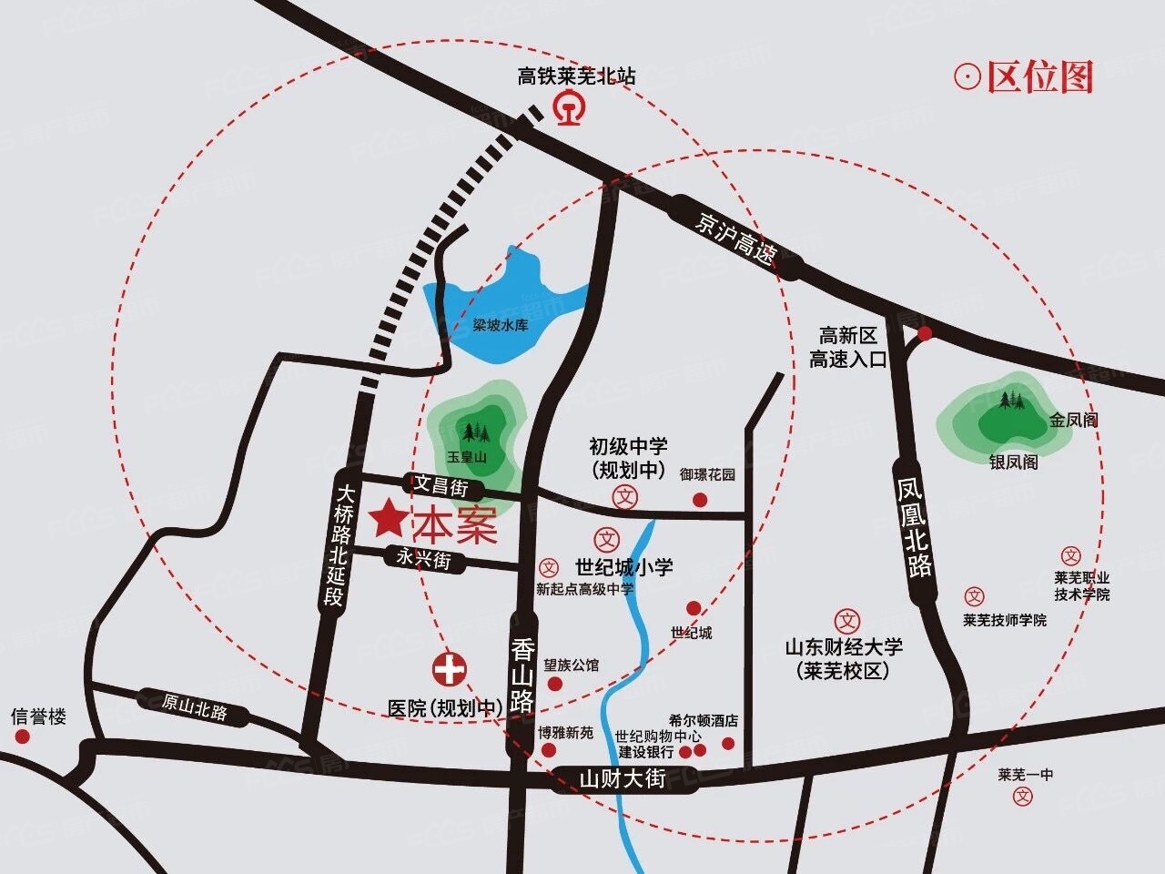 在莱芜4100元/平就可缔造理想生活   香山名郡,傲居莱芜高新区核 心