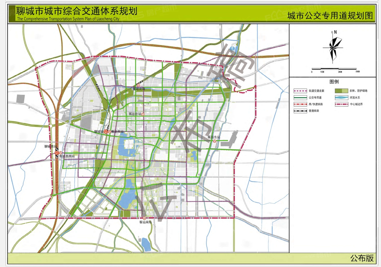 聊城市城市综合交通体系规划20172030年公布稿