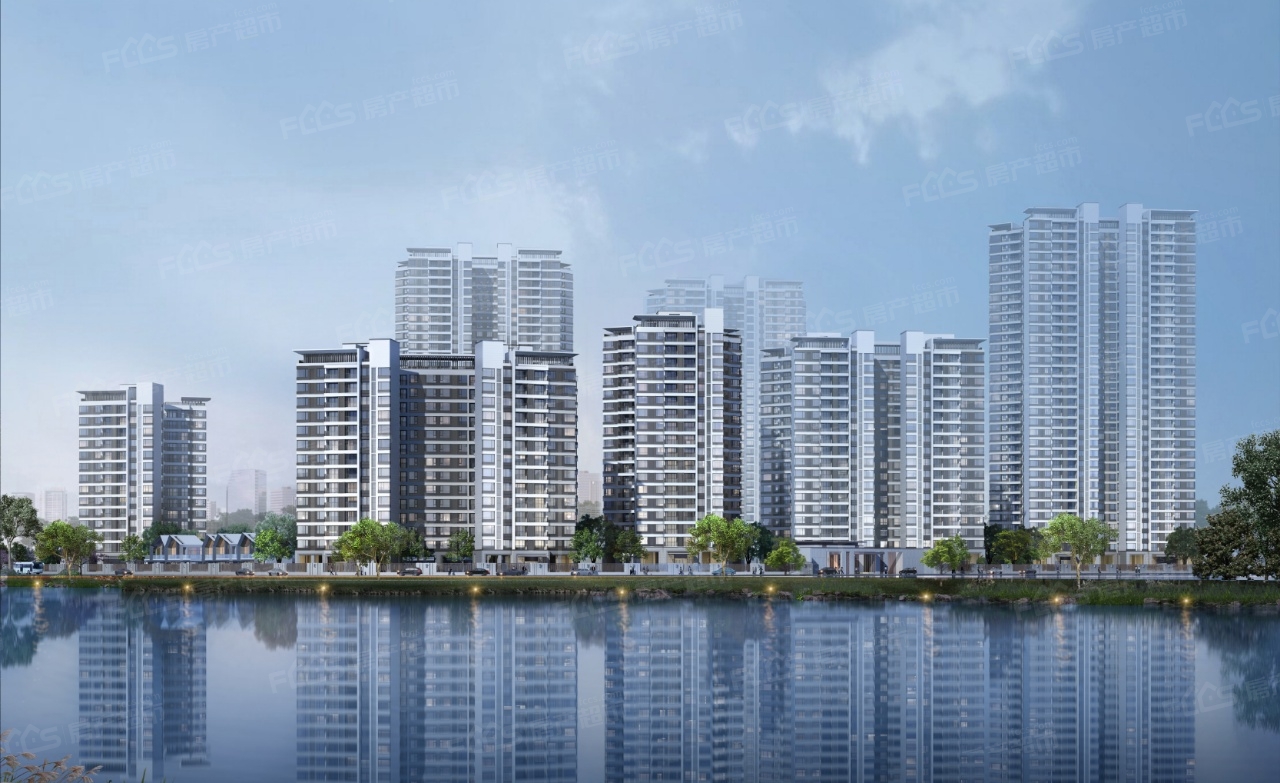 肇庆招商依云水岸地址 项目三面湿地公园环绕,新区唯一南向望江,约