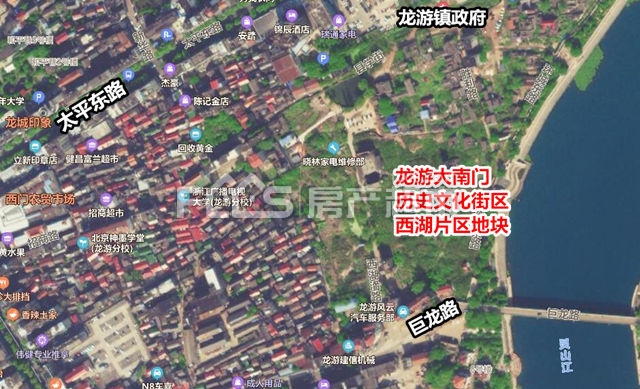 龙游大南门历史文化街区西湖片区地块挂牌出让