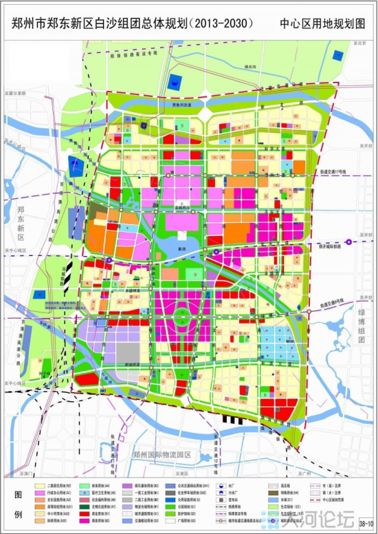2020郑州郑东新区地图最新清晰图