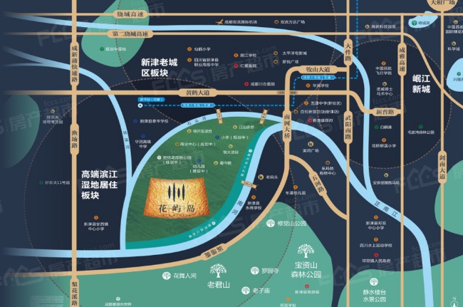 位于撤县划区,通地铁的新津花屿澜庭值得购买吗?
