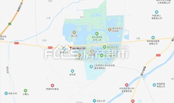 随着潘安湖大学城的建设,各项配套逐渐完善,融创潮启东郡择址贾汪区