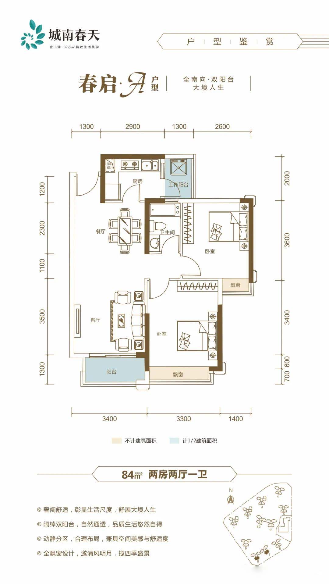 惠州城南春天户型图?