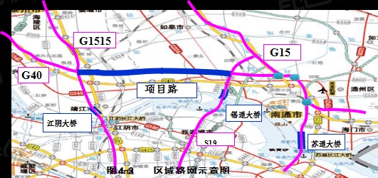 接已扩建的沪陕高速公路广陵至江都段,路线全长约48