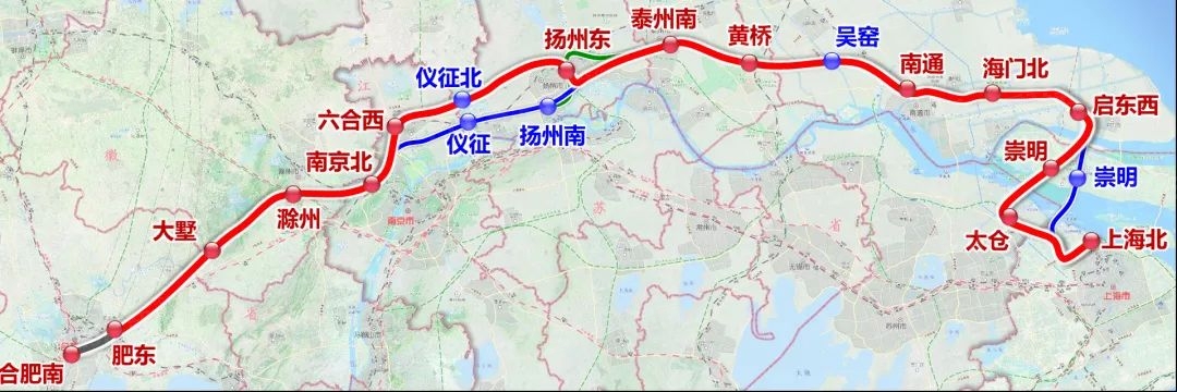 北沿江高铁上海至南通段越江段沪崇线过江通道工程勘察水上钻探作业