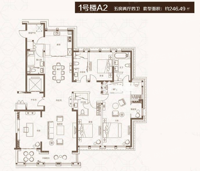 海马壹号公馆1号楼a2户型