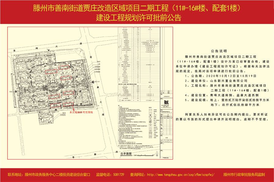 滕州2020年下半年这些城市规划影响你我的生活