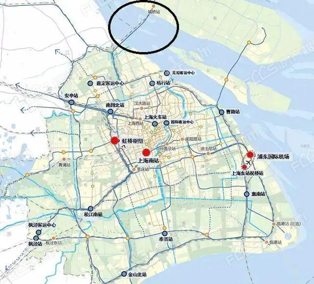 上海轨道交通沪崇线的走向可能利用北沿江高铁建成城际铁路