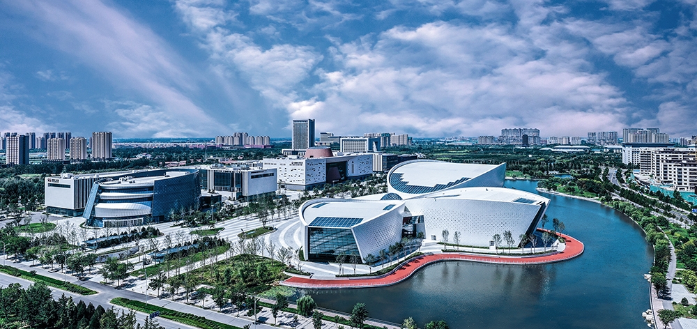 淄博市文化中心外景