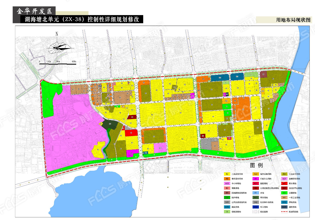 金华开发区湖海塘北单元控制性详细规划修改(草案)公告发布