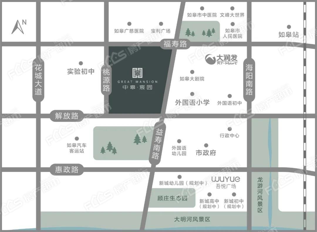 中皋·宸园择址如皋城南宜居板块,紧邻城市政务区,市政府,公安局