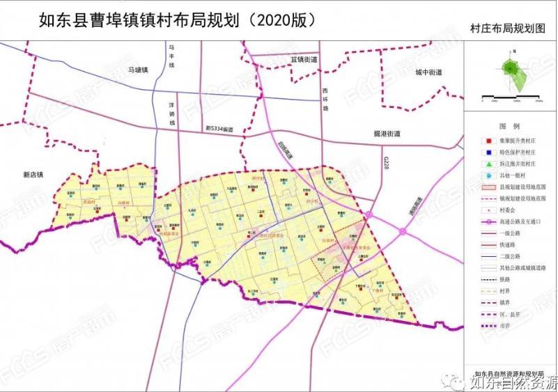 22,曹埠镇远期村庄布局规划图