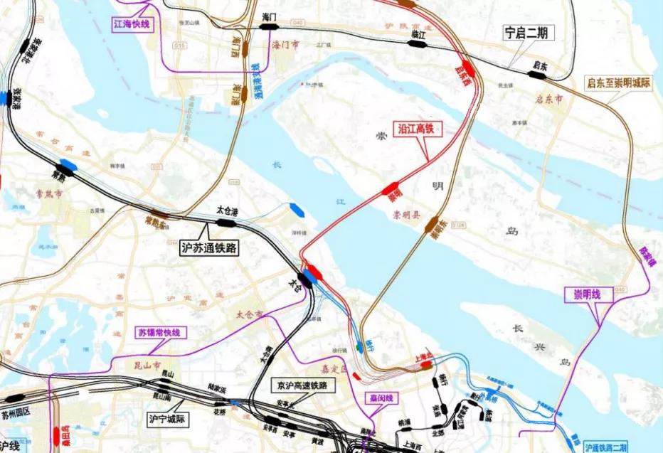 纳入"十四五"规划,并力争"十四五"期间开工建设,一端与上海崇明线对接