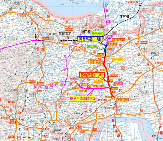 「苏台高速公路(二期)初步设计全线获批!」- 桐乡房产