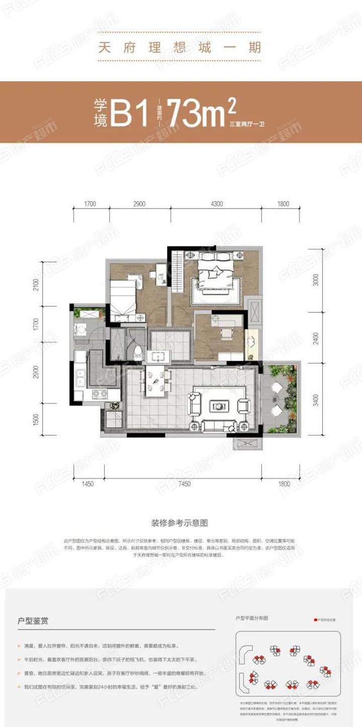 天府理想城户型图