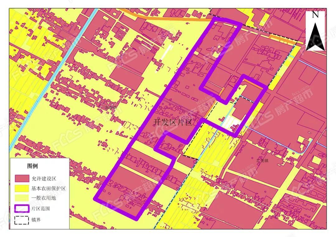 开发区片区与启东市国土空间规划近期实施方案衔接图