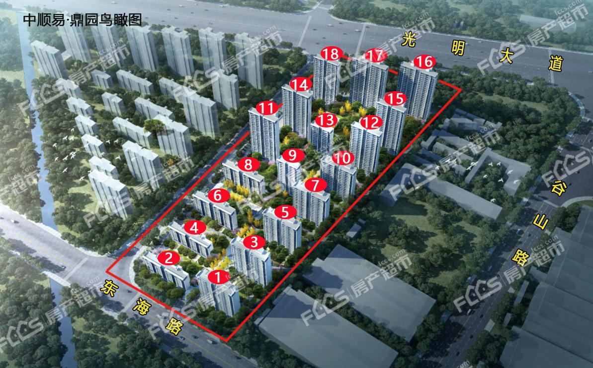 枣庄市中区中顺易鼎园项目规划住宅1304套