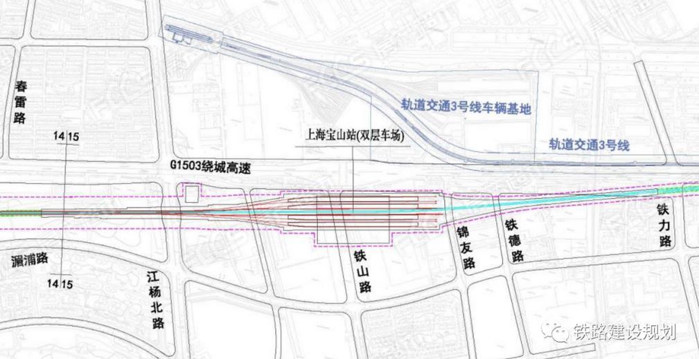 沪渝蓉高铁(北沿江高铁)上海段选线专项规划公示,上海设崇明,宝山两站