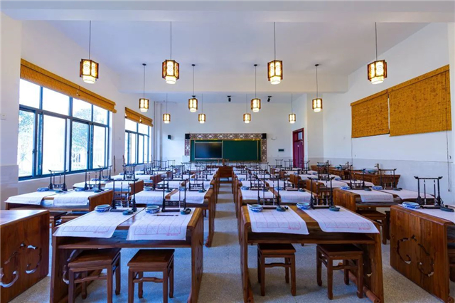 开化县城东小学书法教室