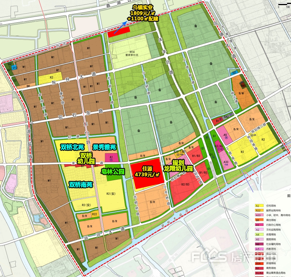 桐乡市中心城区01区块(乌镇龙翔片区)详细规划