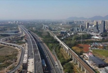 通车倒计时！沪杭高速许村段改建工程主线完工的配图