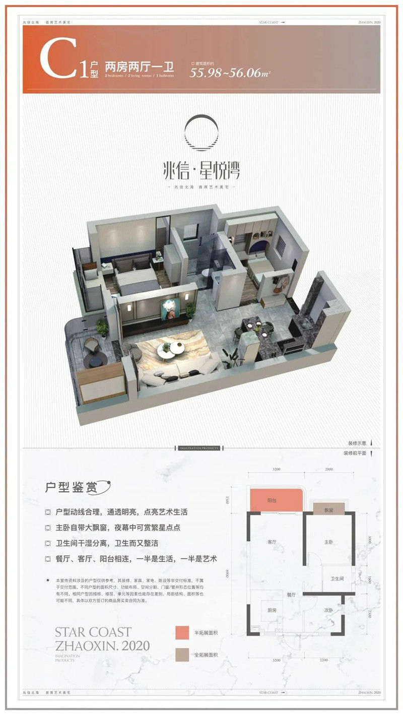 北海兆信星悦湾户型图?兆信星悦湾怎么样?