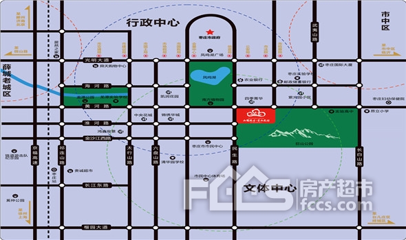 德圣·巨山花园楼盘位置图1