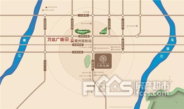 华都·天元府楼盘位置图1